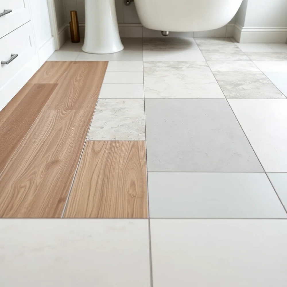 Podłoga do łazienki na płytki