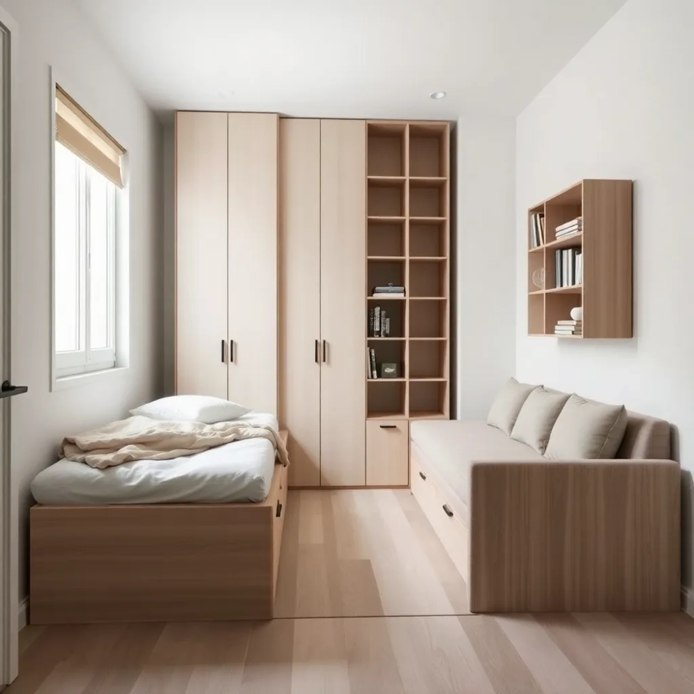 Pojemne meble do małego pokoju