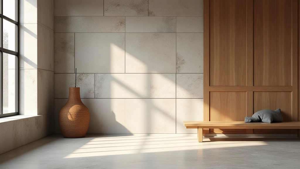 Połączenie płytek z panelami w salonie