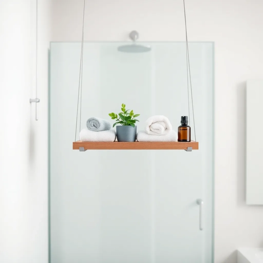 Półka do łazienki wisząca
