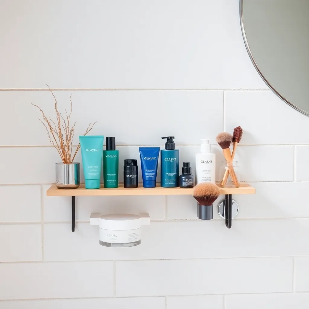 Półka wisząca na kosmetyki do łazienki