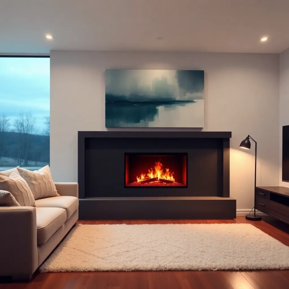 Pomysł na kominek w salonie