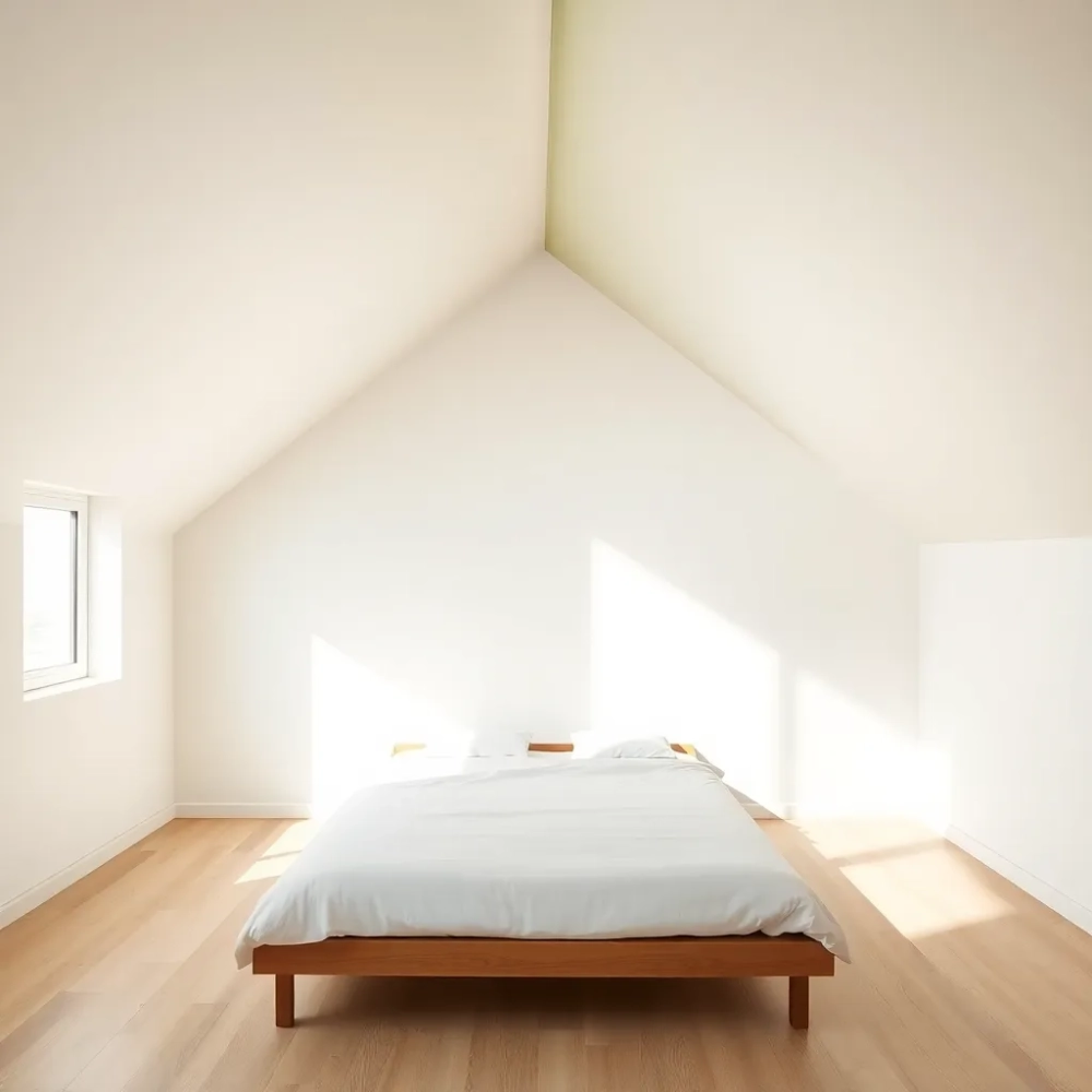 Pomysł na malowanie pokoju ze skosami