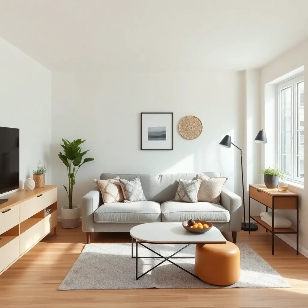 Pomysl na mały salon