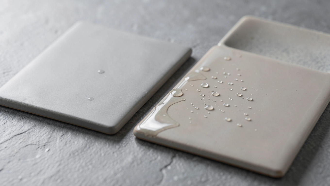 Porównanie właściwości matowych i błyszczących płytek