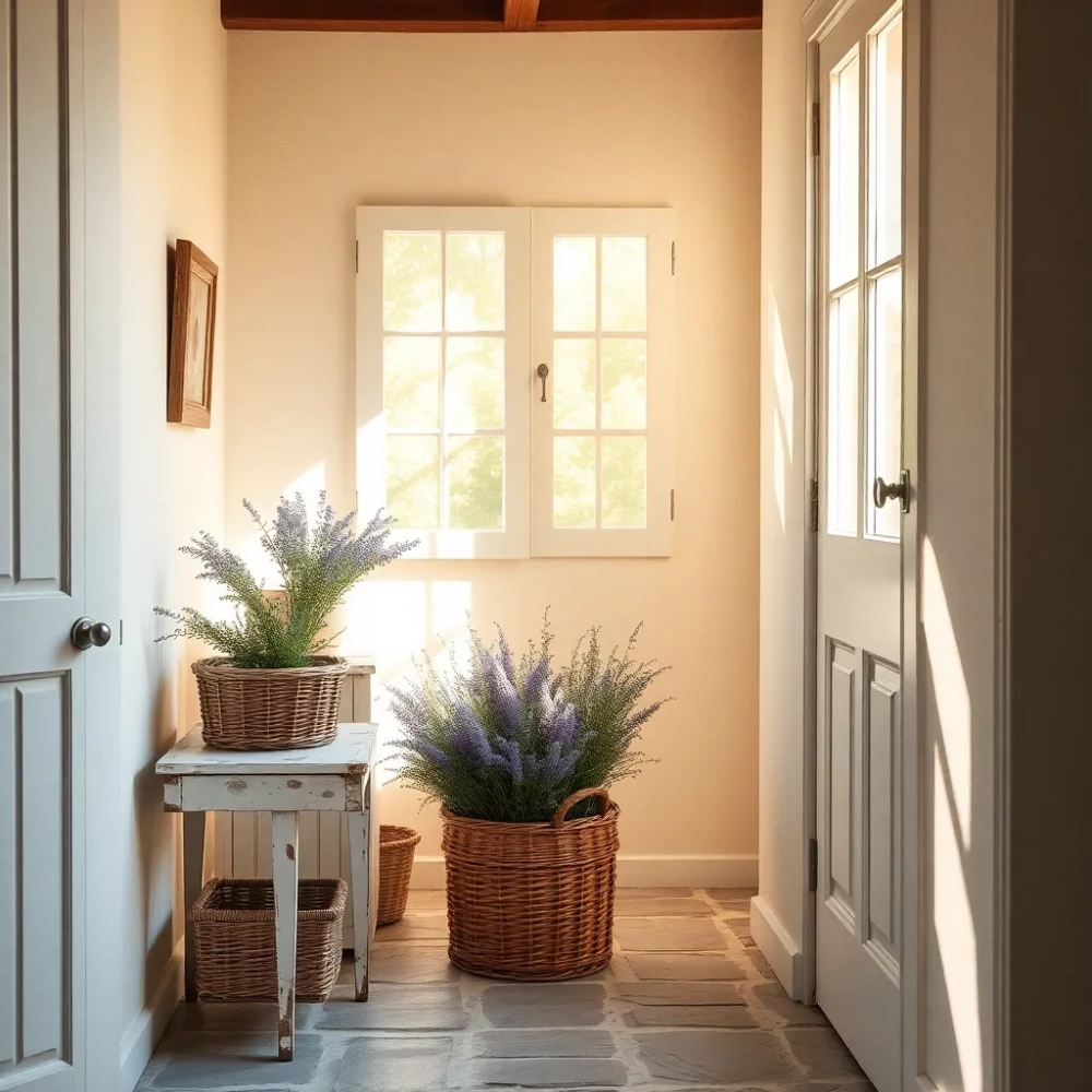 Przedpokój w stylu prowansalskim