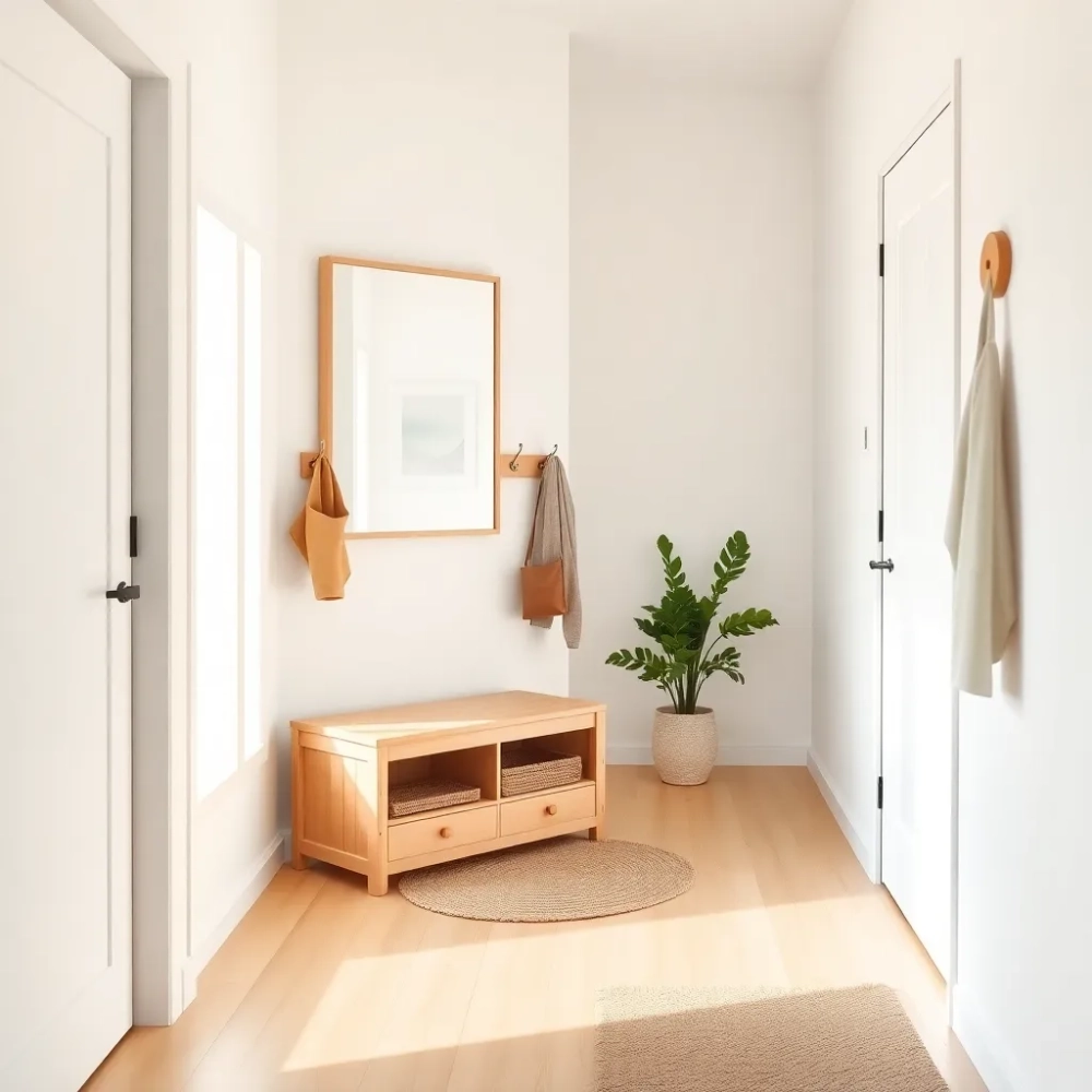 Przedpokój w stylu skandynawskim