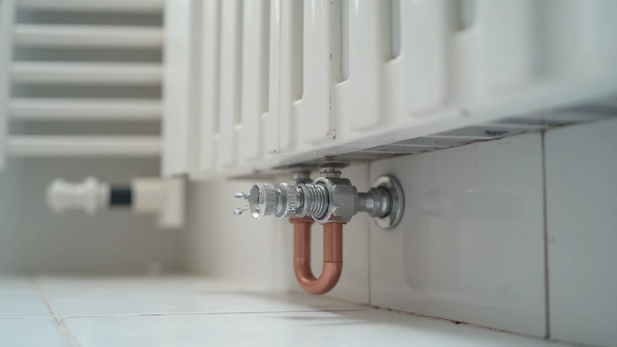 Przyłącze grzejnika łazienkowego