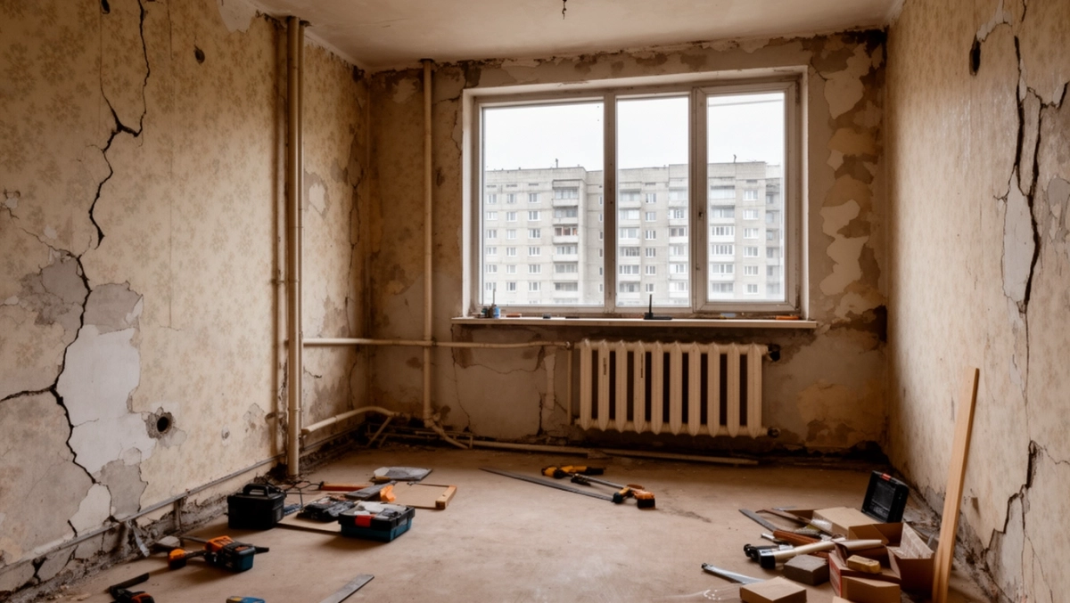 Remont mieszkania w bloku z wielkiej płyty