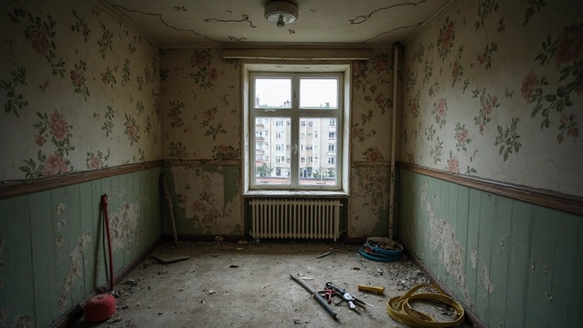 Remont starego mieszkania w bloku