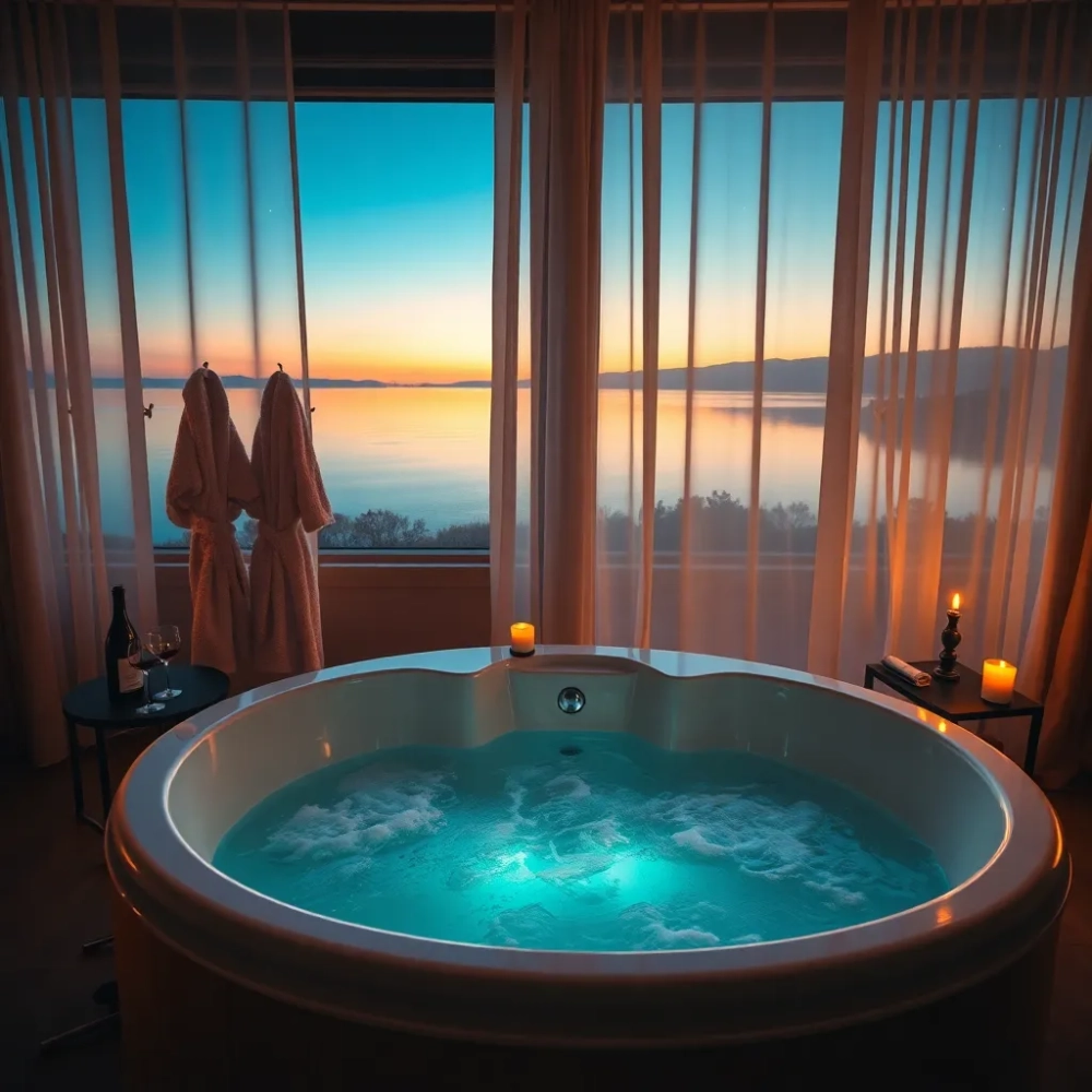 romantyczny weekend dla dwojga z jacuzzi w pokoju warmińskomazurskie