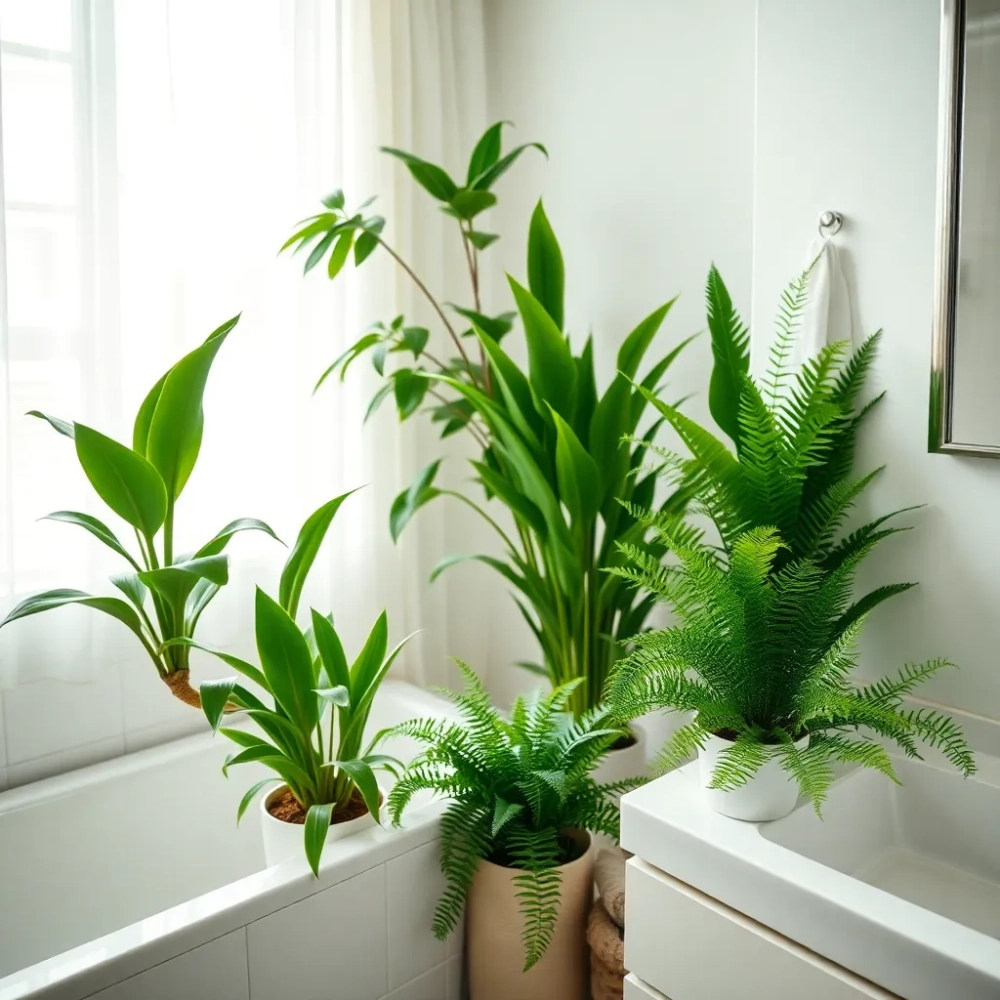 Rośliny do łazienki
