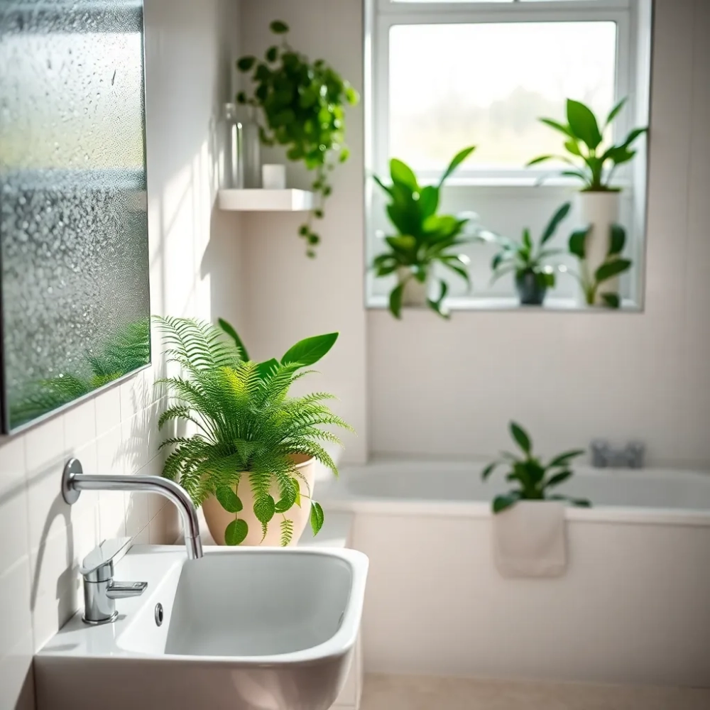 Rośliny pochłaniające wilgoć do łazienki