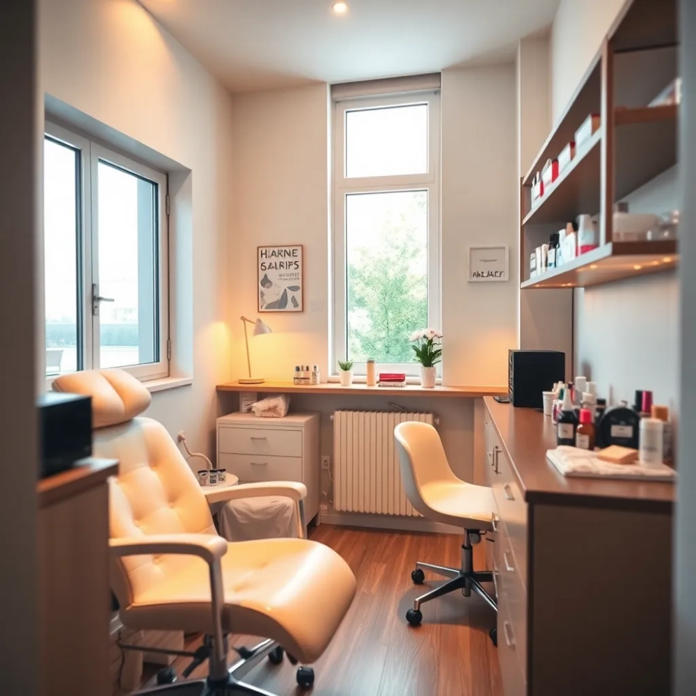 Salon kosmetyczny w mieszkaniu w bloku