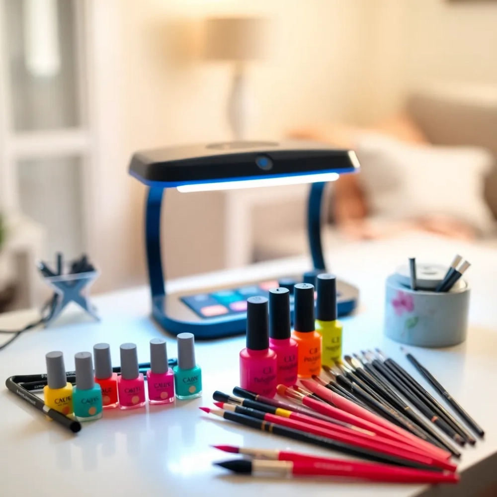 Salon stylizacji paznokci w domu