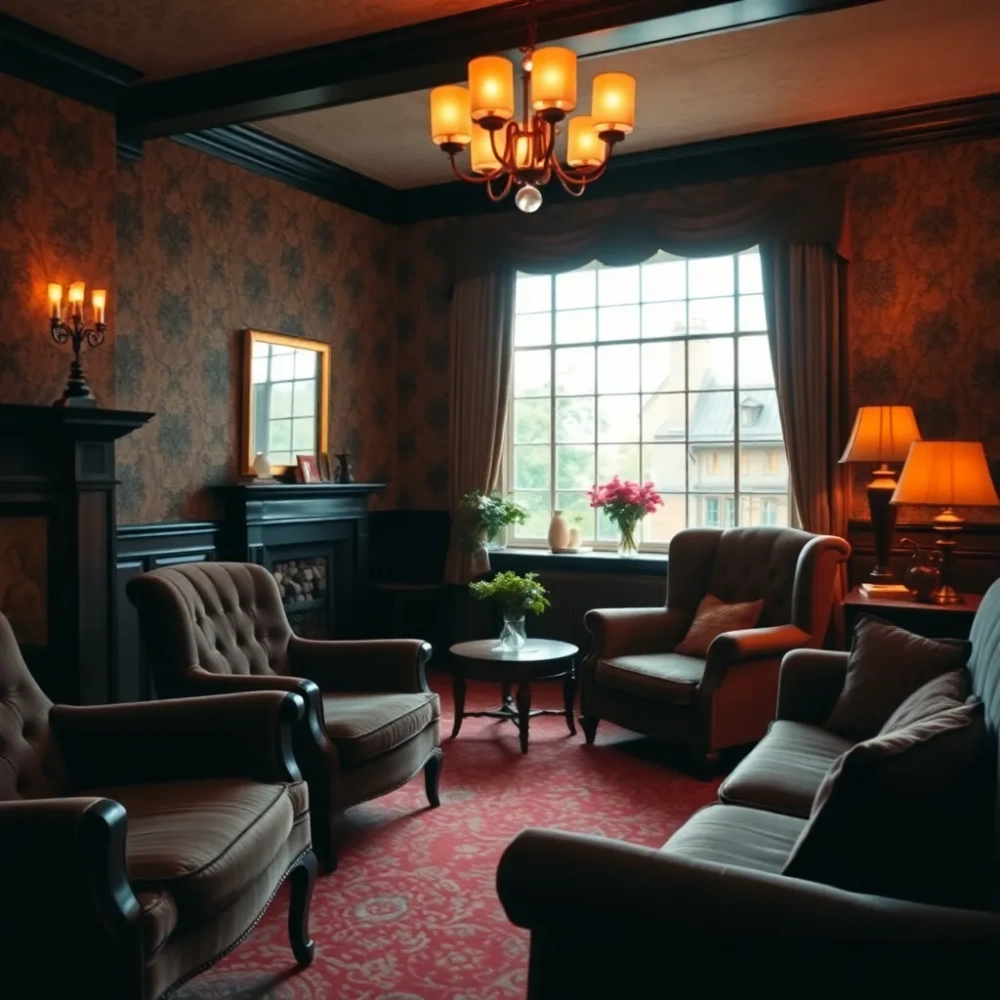 Salon w stylu angielskim