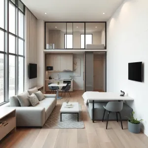 3 pokoje na 45 metrach