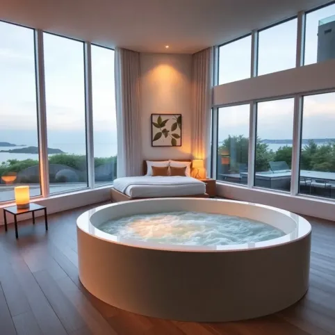 Apartament z jacuzzi w pokoju Kołobrzeg