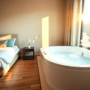 Apartament z jacuzzi w pokoju Sopot