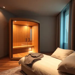 Apartament z sauną w pokoju