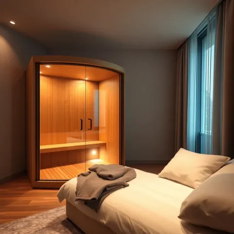 Apartament z sauną w pokoju