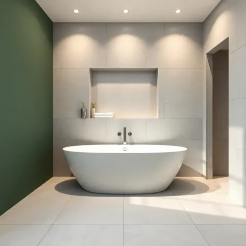 Aranżacja łazienki 4m2 z wanną