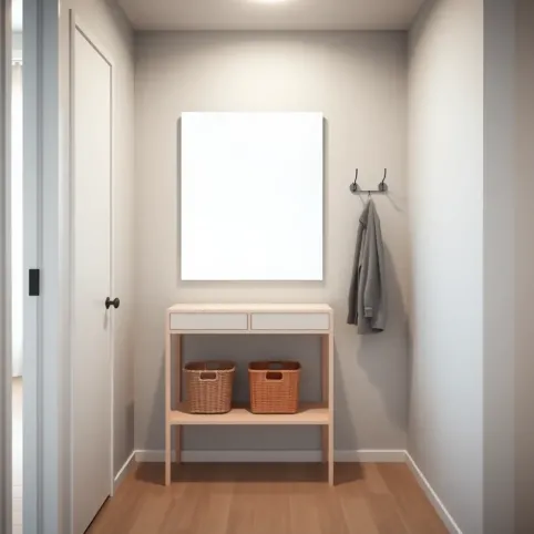Aranżacja małego przedpokoju w bloku