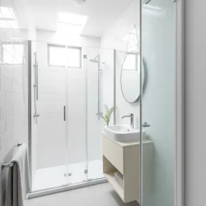 Aranżacja małej łazienki z prysznicem