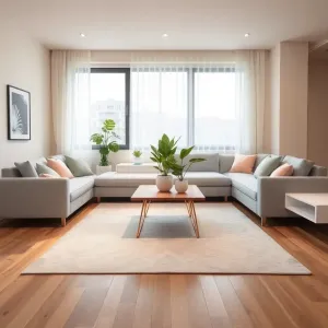 Aranżacja pokoju dziennego w bloku