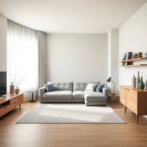 Aranżacja pokoju dziennego z funkcją spania