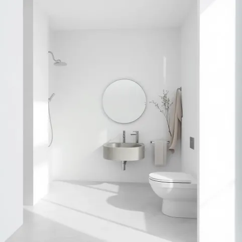 białoszara łazienka inspiracje