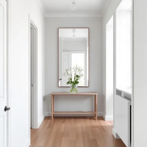 Biały przedpokój inspiracje