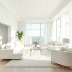 Biały salon inspiracje
