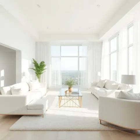 Biały salon inspiracje