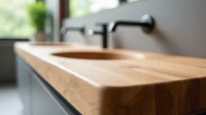 blat drewniany do łazienki