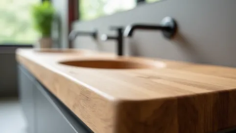 blat drewniany do łazienki