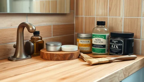 Blat drewniany do łazienki jak zabezpieczyć