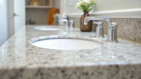 blat łazienkowy granitowy