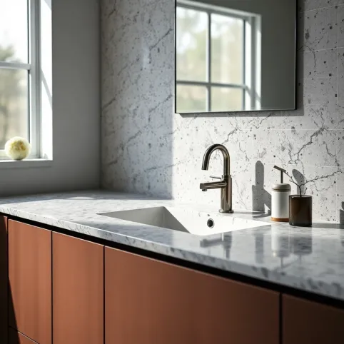 Blat łazienkowy konglomerat na wymiar