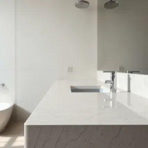 Blat z kamienia do łazienki