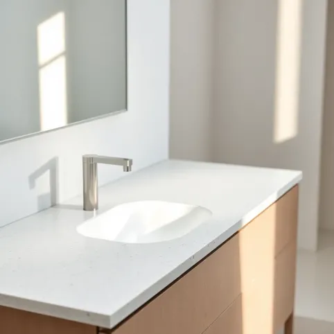 Blat z konglomeratu do łazienki