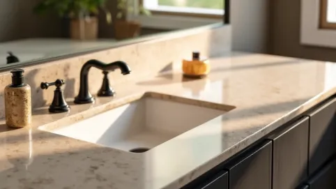 blaty granitowe do łazienki