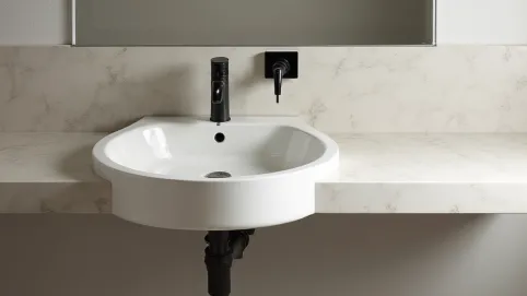 blaty łazienkowe pod umywalkę