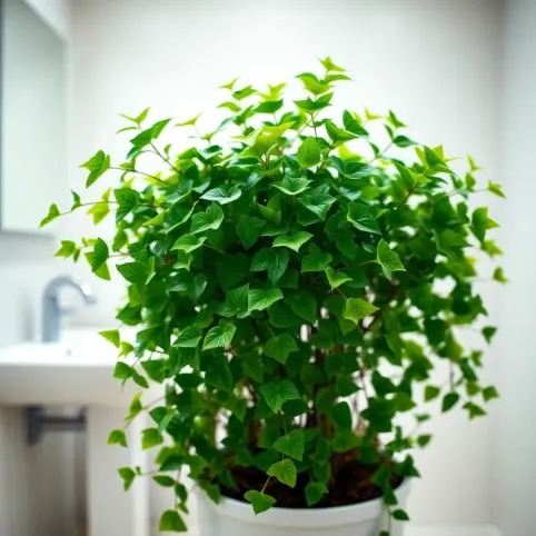 Bluszcz do łazienki bez okna