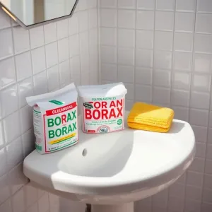 Boraks do czyszczenia łazienki
