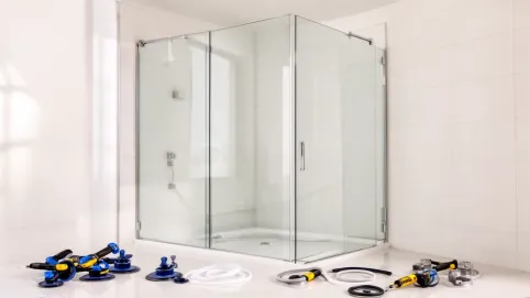 cena montażu szyby prysznicowej