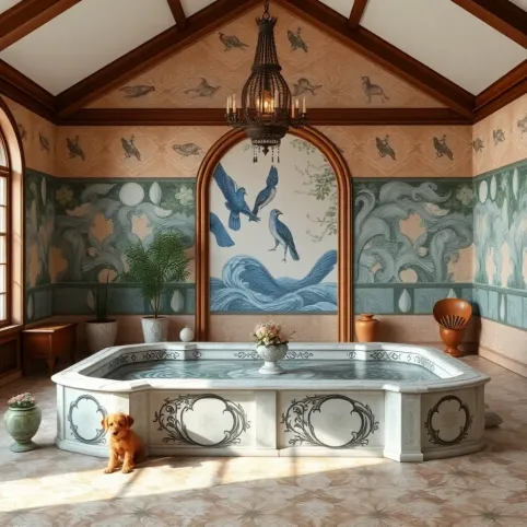 Chrobotek do łazienki