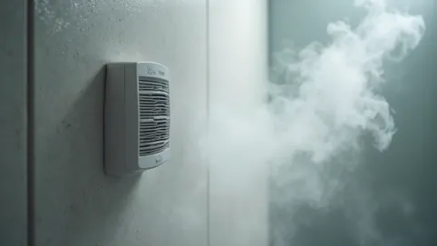 Cichy wentylator łazienkowy z timerem