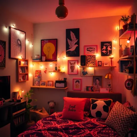 Ciekawe ozdoby do pokoju młodzieżowego