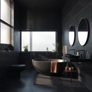 Ciemna Łazienka Inspiracje